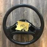 Ford F250 Leather Steering Wheel Restoration / F150 F250 F350 Bronco / 1992-1997 / Clean Cover Wrap Repair / BEFORE p1996