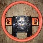Ford F350 Leather Steering Wheel Restoration / F250 F350 /2008-2016 / Clean Cover Wrap Repair / p216