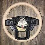 Ford F150 Leather Steering Wheel Restoration / F150 F250 F350 F450 / 2015-2020 / Clean Cover Wrap Repair / p2295