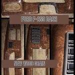 Ford F250 Burl Wood Dash 2495