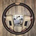 2010 Ford F150 King Ranch Leather Steering Wheel 2928