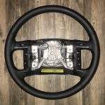 Ford Bronco Leather Steering Wheel Restoration / F150 F250 Bronco / 1992-1997 / Clean Cover Wrap Repair / p3280