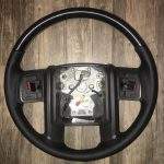 Ford F250 Carbon Fiber Leather Steering Wheel Restoration / F250 F350 /2008-2016 / Clean Cover Wrap Repair / p3405