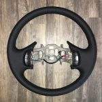 Ford F150 Black Leather Steering Wheel Restoration / F150 F250 F350 Excursion / 1998-2006 / Clean Cover Wrap Repair / p3679