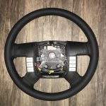 Ford F150 Leather Steering Wheel Restoration / 2004-2008 / Clean Cover Wrap Repair / p4154