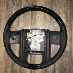 Ford F250 Wood Leather Steering Wheel Restoration / F250 F350 /2008-2016 / Clean Cover Wrap Repair / p4454