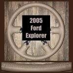 Ford Explorer Leather Steering Wheel Restoration / Explorer Lincoln Aviator / 2003-2007 / Clean Cover Wrap Repair / p4606