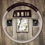 Ford F250 Wood Leather Steering Wheel Restoration / F250 F350 /2008-2016 / Clean Cover Wrap Repair / p6116