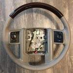 Ford F250 Wood Leather Steering Wheel Restoration / F250 F350 /2008-2016 / Clean Cover Wrap Repair / p6118