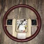 Ford F250 King Ranch Leather Steering Wheel Restoration / F250 F350 /2008-2016 / Clean Cover Wrap Repair / p7128