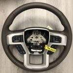 Ford F150 Leather Steering Wheel Restoration / F150 F250 F350 F450 / 2015-2020 / Clean Cover Wrap Repair / p9176
