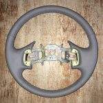 Ford F150 Med Flint Leather Steering Wheel Restoration / F150 F250 F350 Excursion / 1998-2006 / Clean Cover Wrap Repair / p948