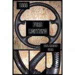 Ford F150 Lightning Leather Steering Wheel Restoration / Ranger F150 F250 Lightning Mustang / 1999-2004 / Clean Cover Wrap Repair / p976