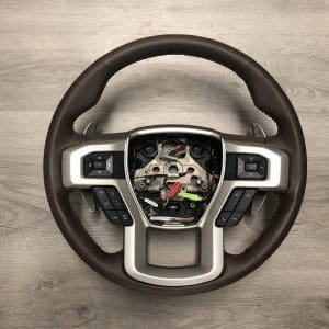 2019 Ford F150 Leather Steering Wheel 9524