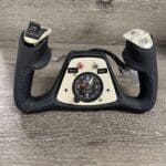 Beechcraft Airplane Yoke in New Black Leather P1800