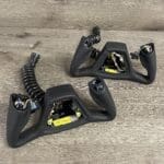 Beechcraft King Air C90B Airplane Yoke in New Black Leather P5763