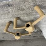 Piper Airplane Steering Yokes in New Tan Leather P6771