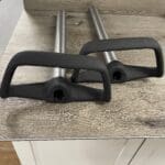 Piper PA 30 Airplane Steering Yokes in New Black Leather P9527