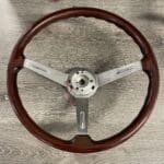 Alfa Romeo GTV 1974 Steering Wheel Classic Restored to New Wood P0823