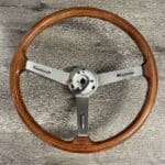 Alfa Romeo Spider 1971 Steering Wheel Classic Restored to New Wood P0820