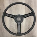 BMW 1967 Steering Wheel Classic Restored to New Leather AFTER P8260