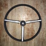 Cadillac Coupe Deville 1966 Steering Wheel Classic Restored to New Leather P8087