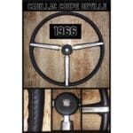 Cadillac Coupe Deville 1966 Steering Wheel Classic Restored to New Leather P9111