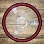 Chevy 1992 Steering Wheel Classic Restored to New Leather P1346