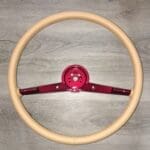 Chevy Belaire 1957 Steering Wheel Restored to New Leather P8768