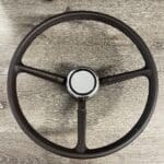 Chevy C110 1967 Steering Wheel Classic Restored to New Leather P0765