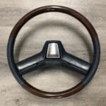 Chevy Caprice 1987 Steering Wheel Classic Restored to New Wood and Leather P0541
