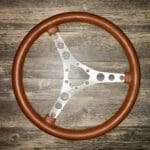 Chevy Corvette 1961 Steering Wheel Classic Restored to New Leather P0473