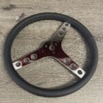 Chevy Corvette 1961 Steering Wheel Classic Restored to New Leather P2174