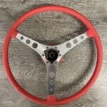 Chevy Corvette 1962 Steering Wheel Classic Restored to New Leather P9243