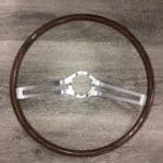 Chevy Corvette 1962 Steering Wheel Classic Restored to New Wood P0706