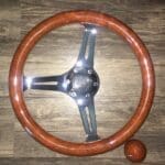 Chevy Corvette 1963 Steering Wheel Classic Restored to New Wood P2659
