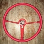 Chevy Impala 1966 Steering Wheel Classic Restored to New Leather P9652