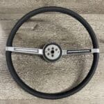 Chrysler New Yorker 1967 Steering Wheel Classic Restored to New Leather P3407