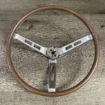 Dodge Charger 1969 Steering Wheel Classic Restored to New Wood P6076