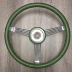 Dodge Coupe 1934 Steering Wheel Classic Restored to New Leather P9321
