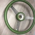 Dodge Coupe 1934 Steering Wheel Classic Restored to New Leather P9322