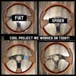 Fiat spider Steering Wheel Classic Restored to New P7234