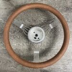 Ford Model A Roadster 1930 Steering Wheel Classic Restored to New Leather P5283