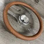 Ford Model A Roadster 1930 Steering Wheel Classic Restored to New Leather P5284