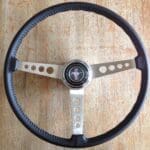Ford Mustang Cobra 1993 Steering Wheel Classic Restored to New Leather P0978