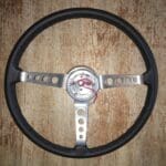 Ford Mustang Shelby 1968 Steering Wheel Classic Restored to New Leather P9631
