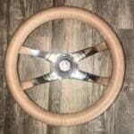 Ford Roadster 1927 Steering Wheel Classic Restored to New Leather P1177