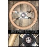 Ford Roadster 1927 Steering Wheel Classic Restored to New Leather P1184