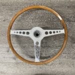 Jaguar E Type 1965 Steering Wheel Classic Restored to New Wood P3198