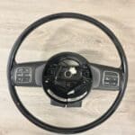 Jeep Steering Wheel Classic Restored to New Leather BEFORE P8765